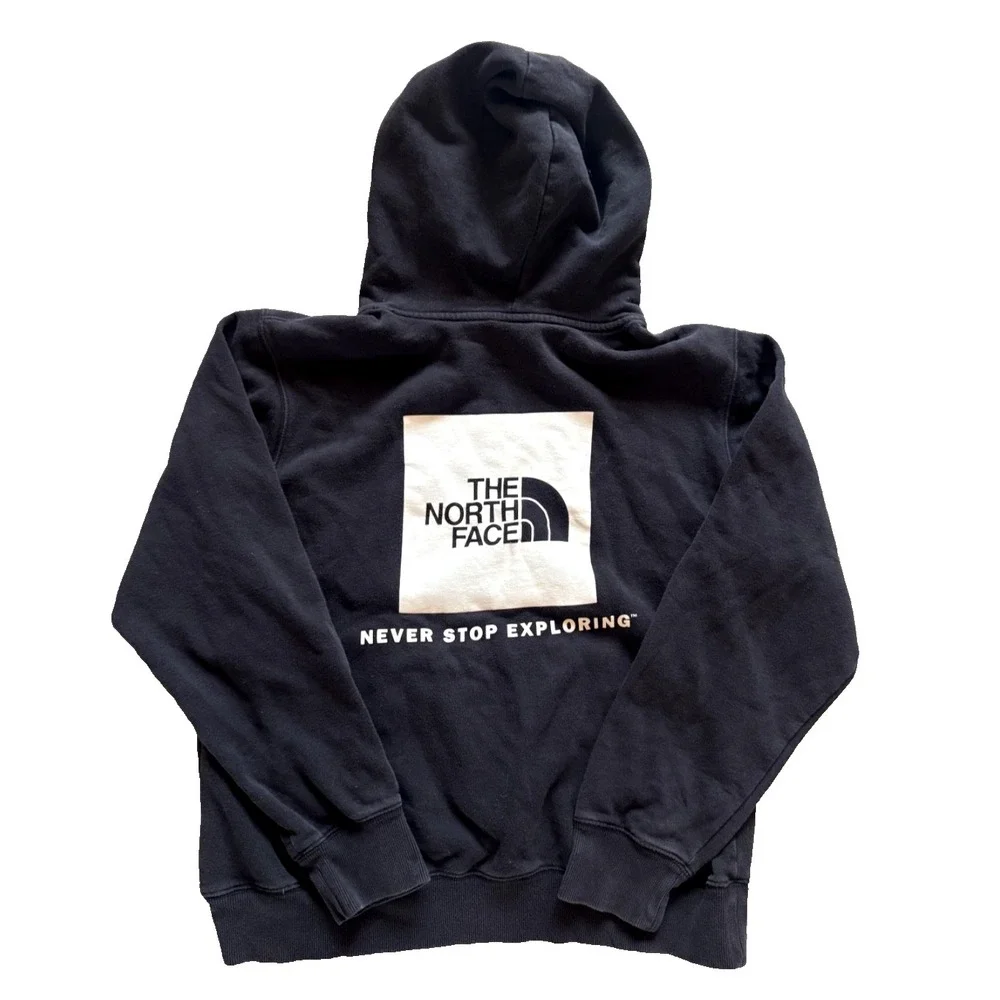North Face Men's Black Pullover‎ Hoodie Size Medium